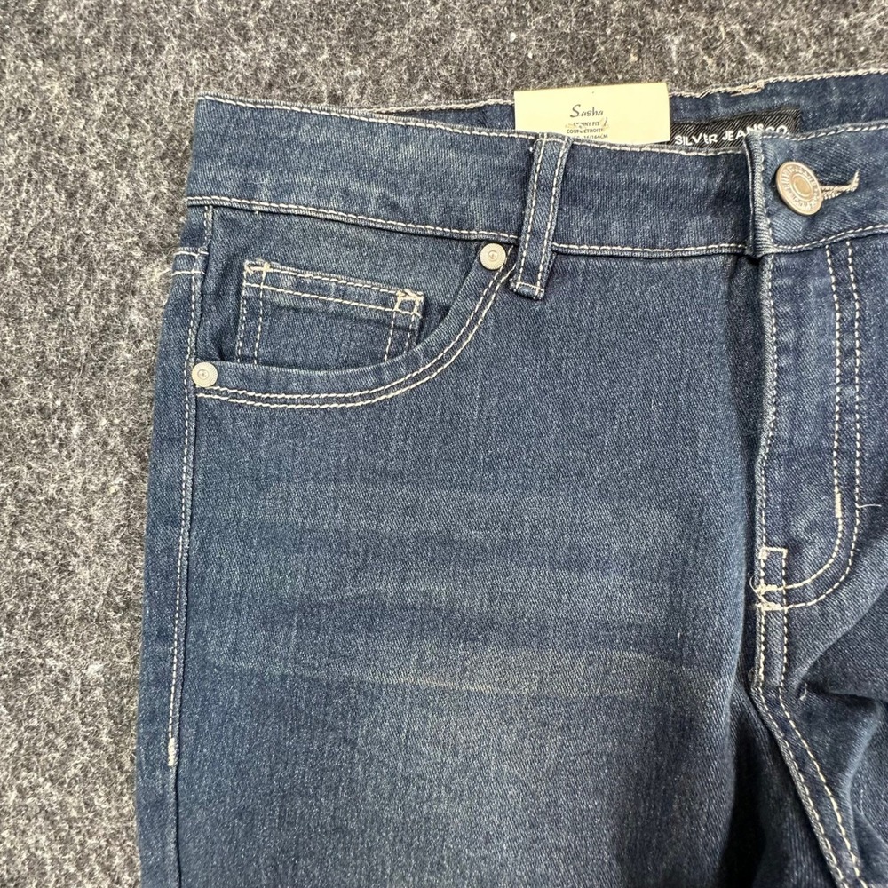 Silver Jeans Co Sasha Skinny Jeans Girls 16 Blue Eco Denim Slim Fit NWT - Picture 13 of 16
